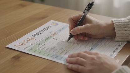 Baby Weaning Food Tracker Bundle